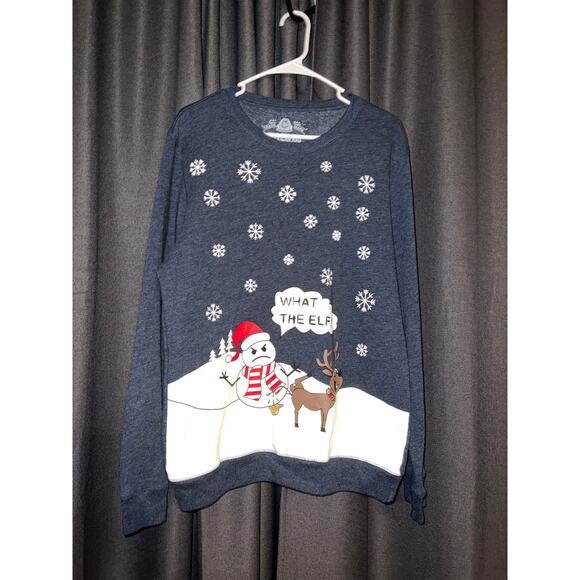 Ugly Christmas Sweater Sweatshirt Xmas Size Medium - Picture 1 of 3